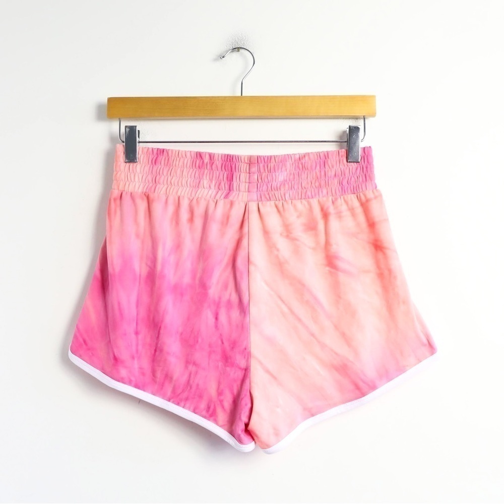 NWT Aeropostale pink tie-dye shorts buttery soft athleisure loungewear new - Picture 2 of 7